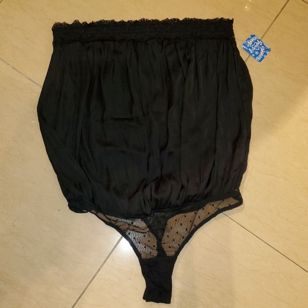 NWT Free People black bodysuit